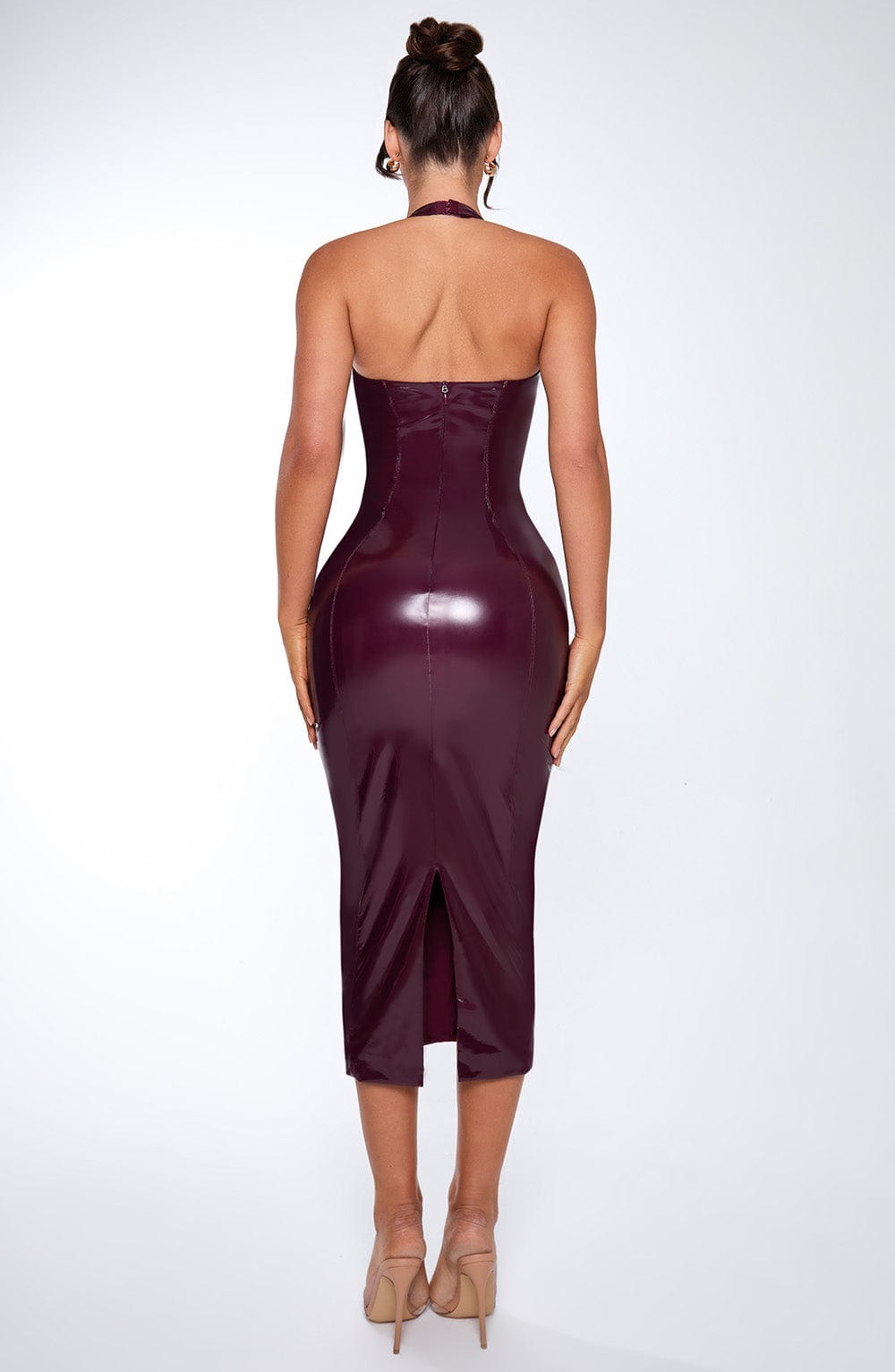 Violette Midi Dress - Cherry Lacquer - Napalia
