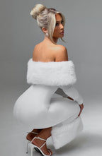 Vittoria Midi Dress - Ivory - Napalia