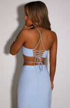 Vivianna Maxi Skirt - Baby Blue - Napalia
