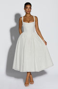 Vivienne Midi Dress - Ivory Sparkle - Napalia