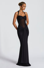 Vixen Maxi Dress - Black - Napalia