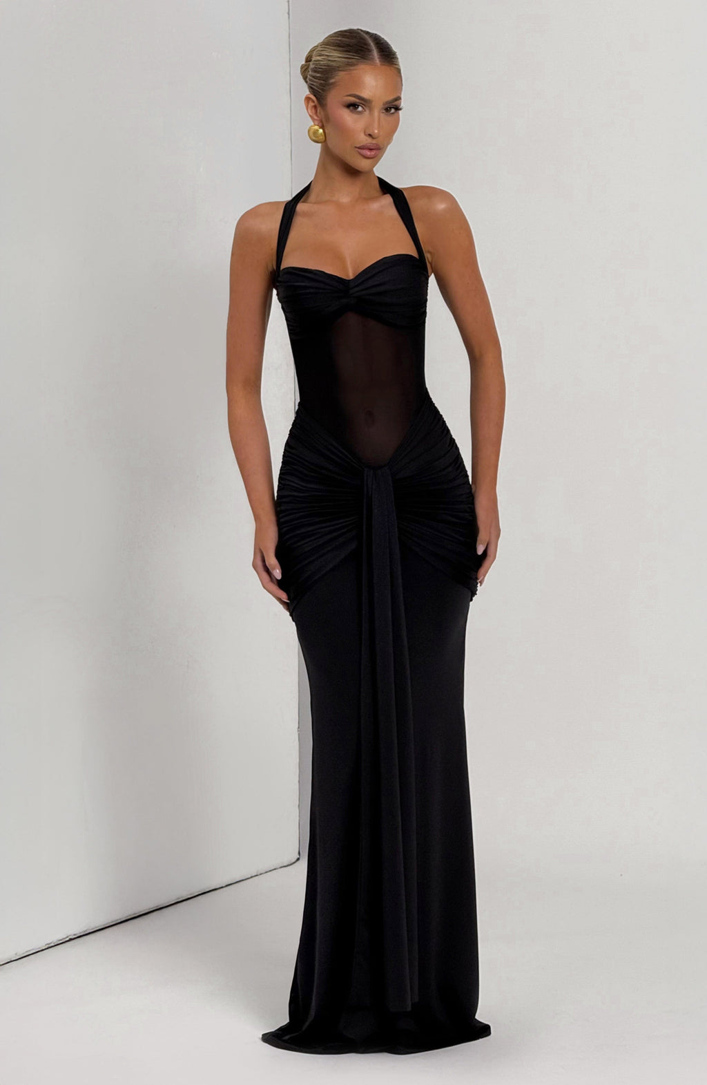 Vixen Maxi Dress - Black - Napalia