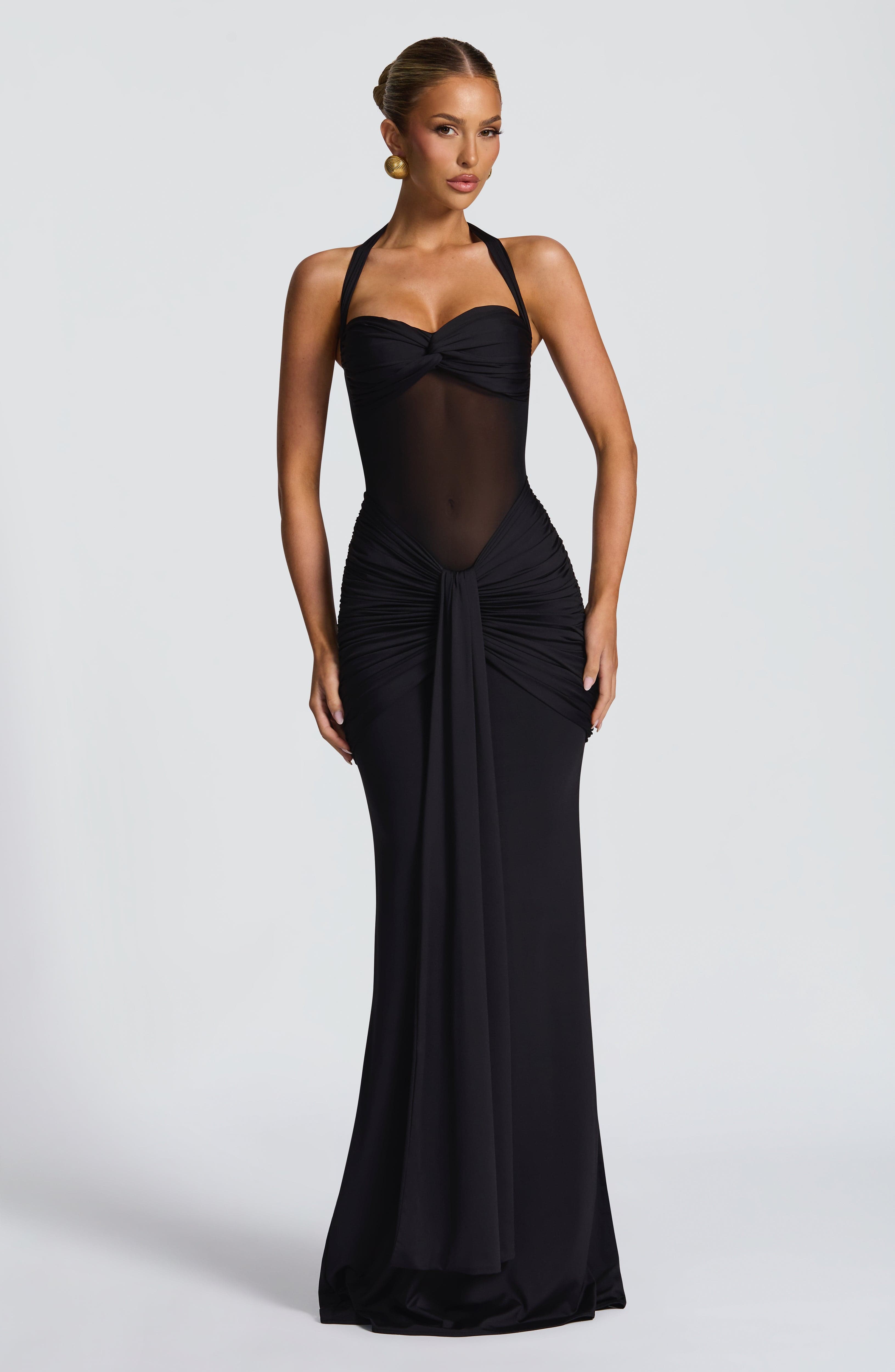 Vixen Maxi Dress - Black - Napalia