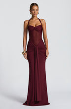 Vixen Maxi Dress - Cherry Lacquer - Napalia