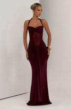 Vixen Maxi Dress - Cherry Lacquer - Napalia