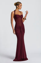 Vixen Maxi Dress - Cherry Lacquer - Napalia