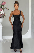 Whitney Maxi Dress - Black - Napalia