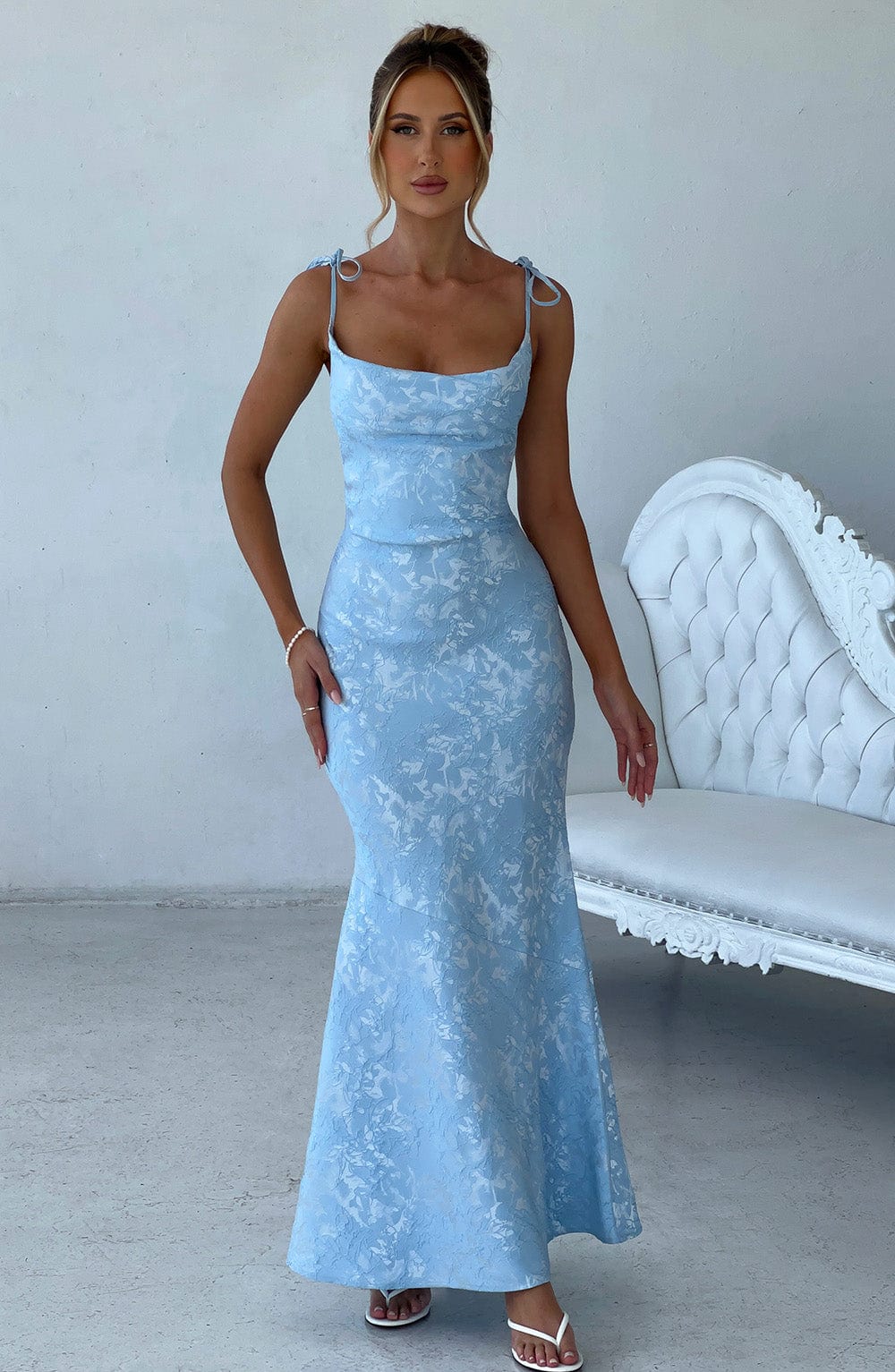 Whitney Maxi Dress - Blue - Napalia