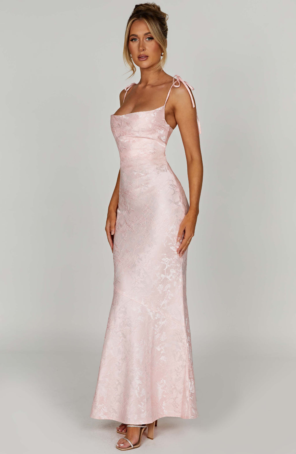 Whitney Maxi Dress - Blush - Napalia
