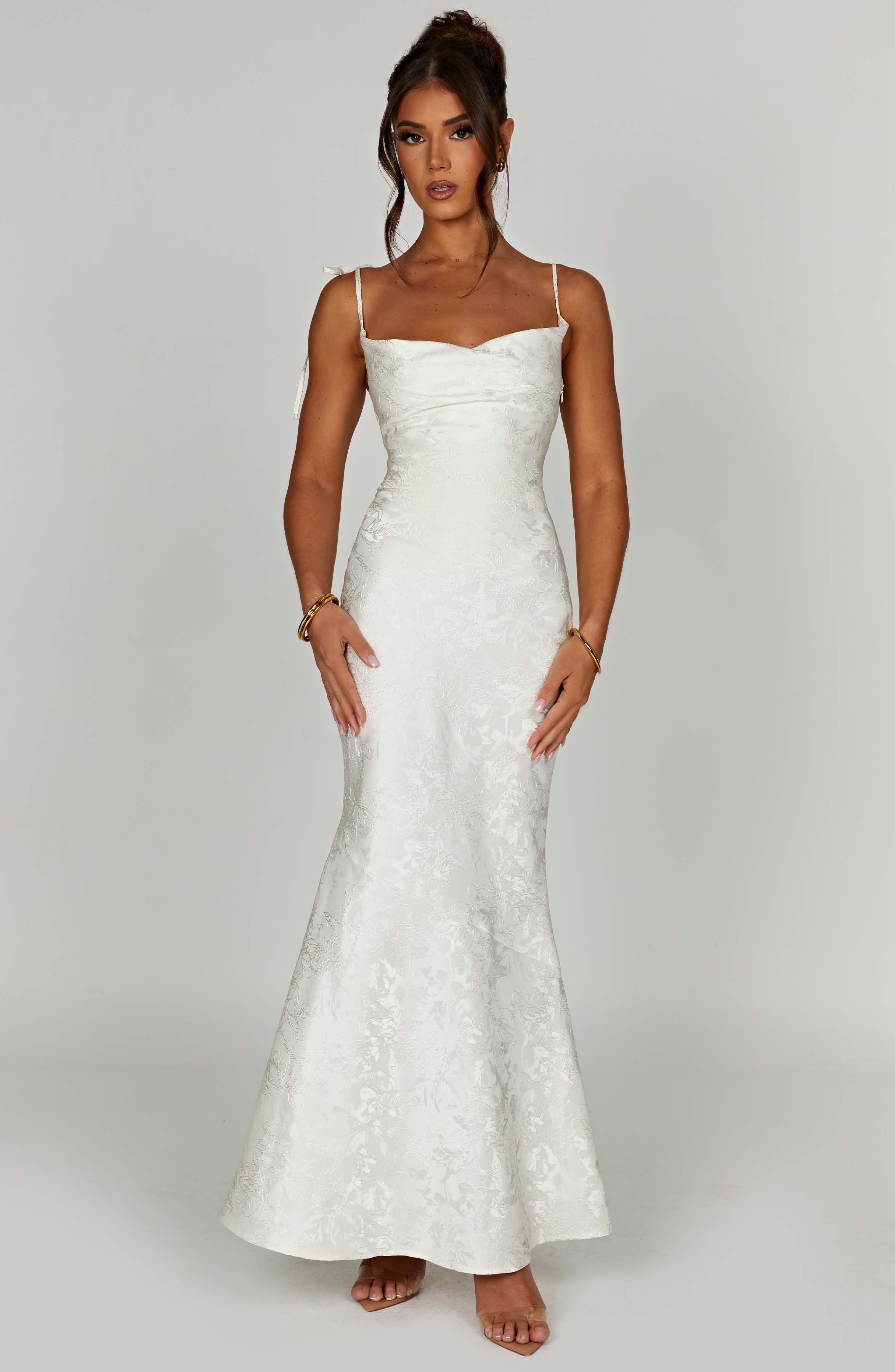 Whitney Maxi Dress - Ivory - Napalia