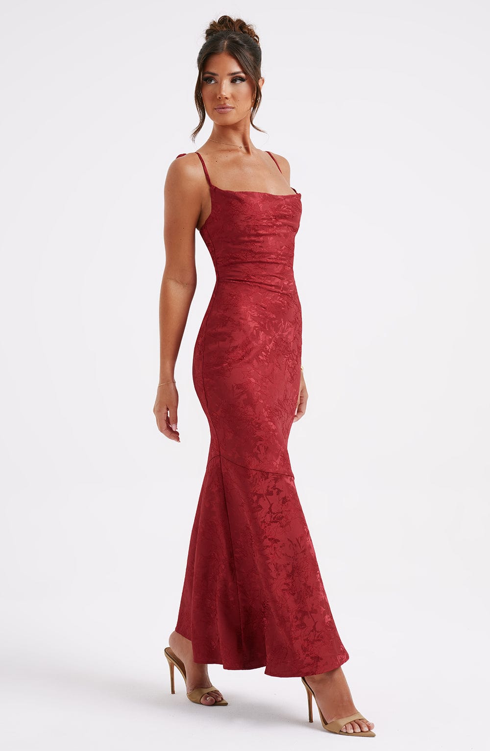 Whitney Maxi Dress - Red - Napalia