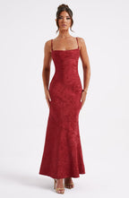 Whitney Maxi Dress - Red - Napalia