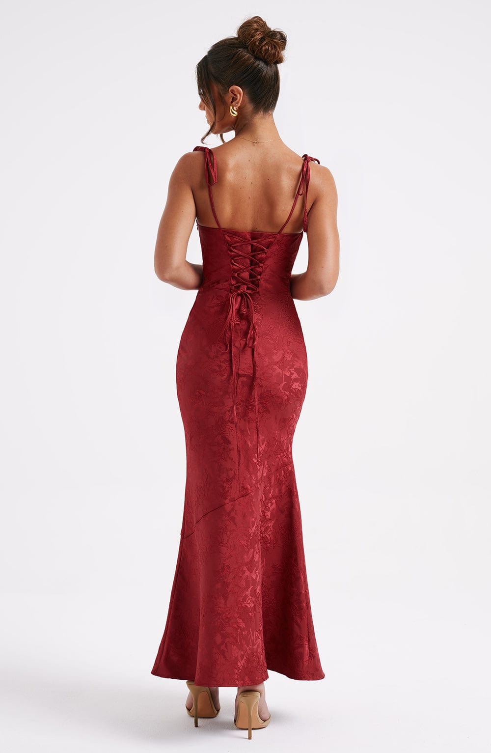 Whitney Maxi Dress - Red - Napalia