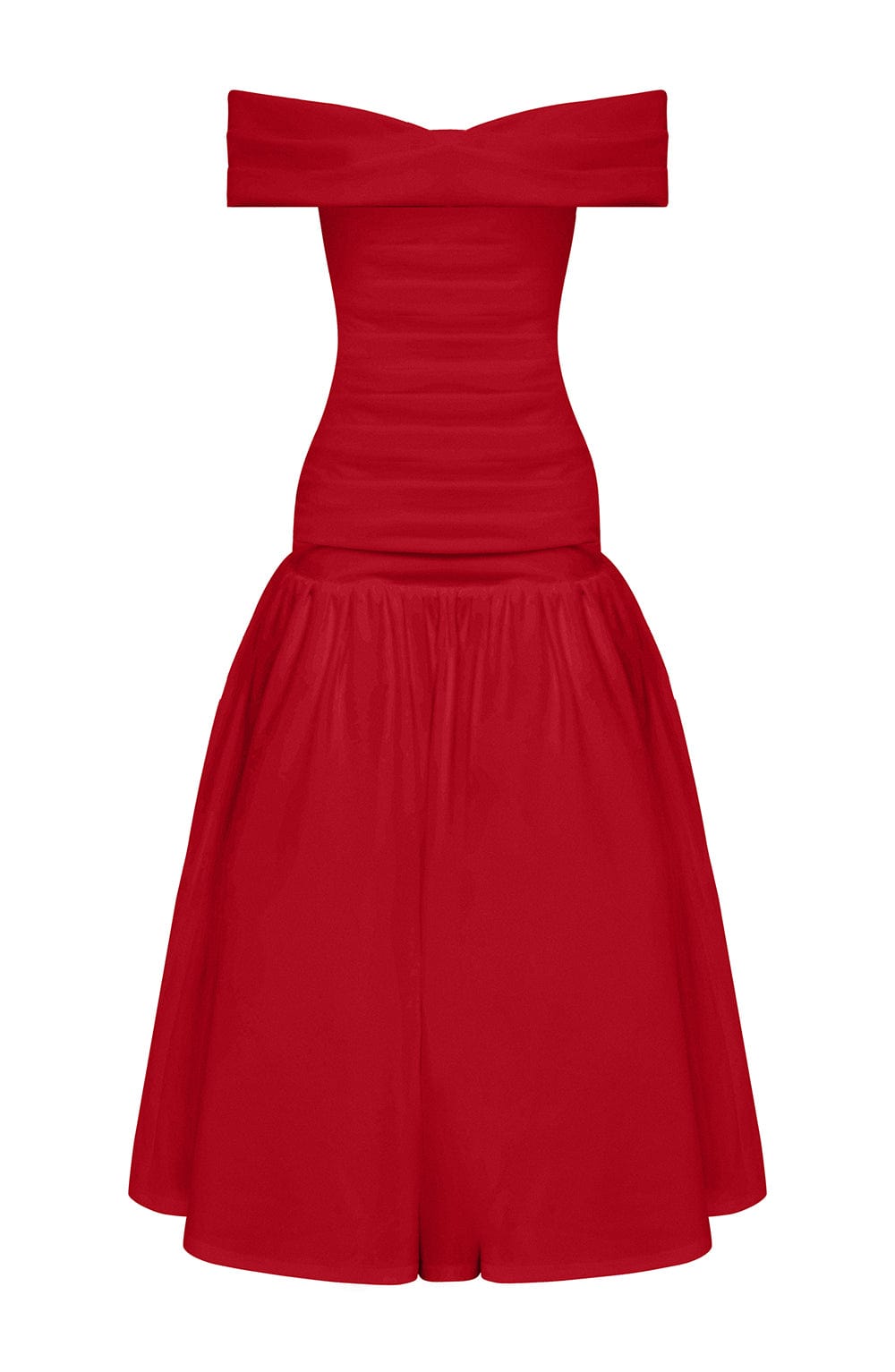 Wilhelmina Midaxi Dress - Red - Napalia
