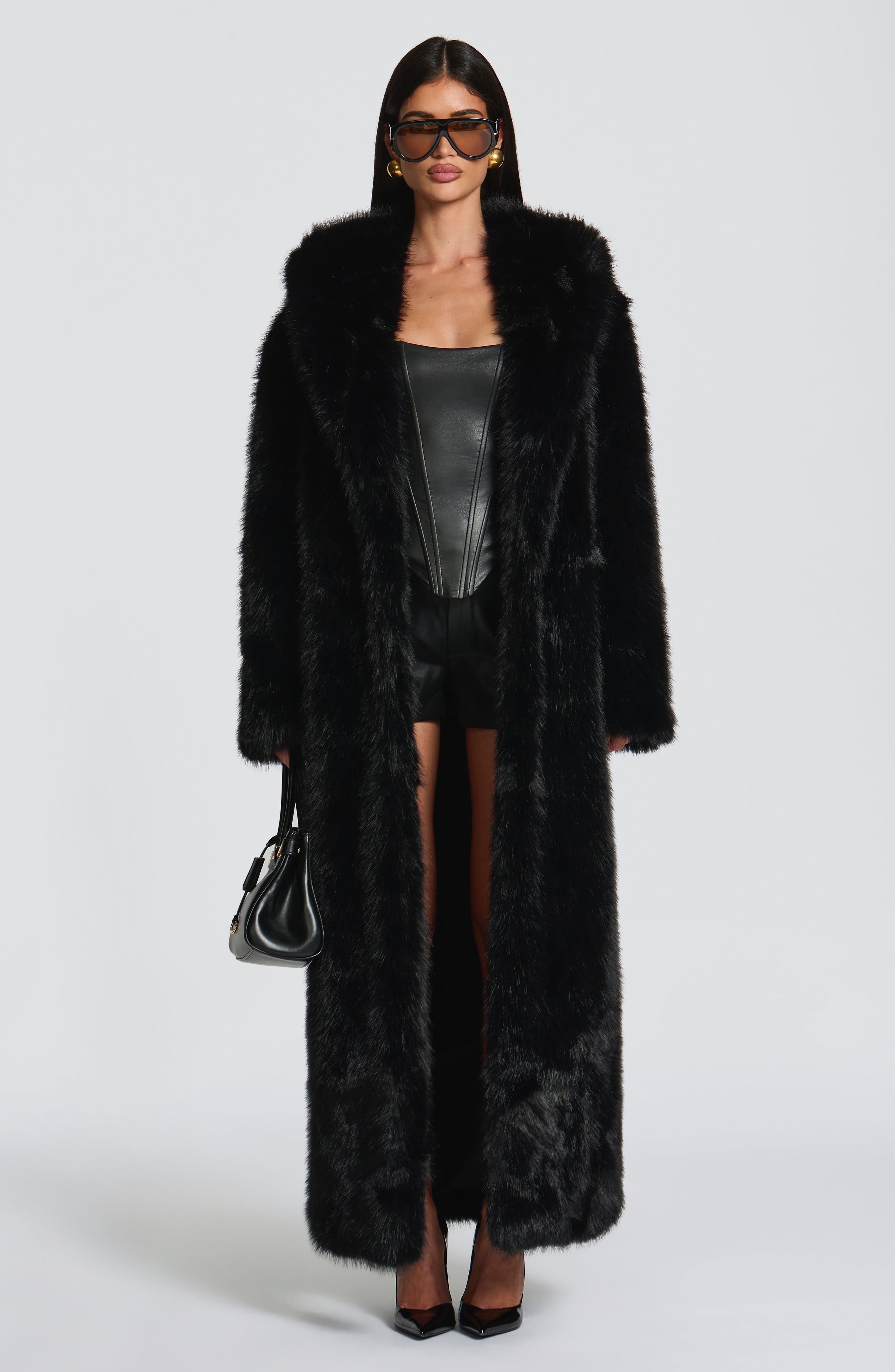 Willow Coat - Black - Napalia