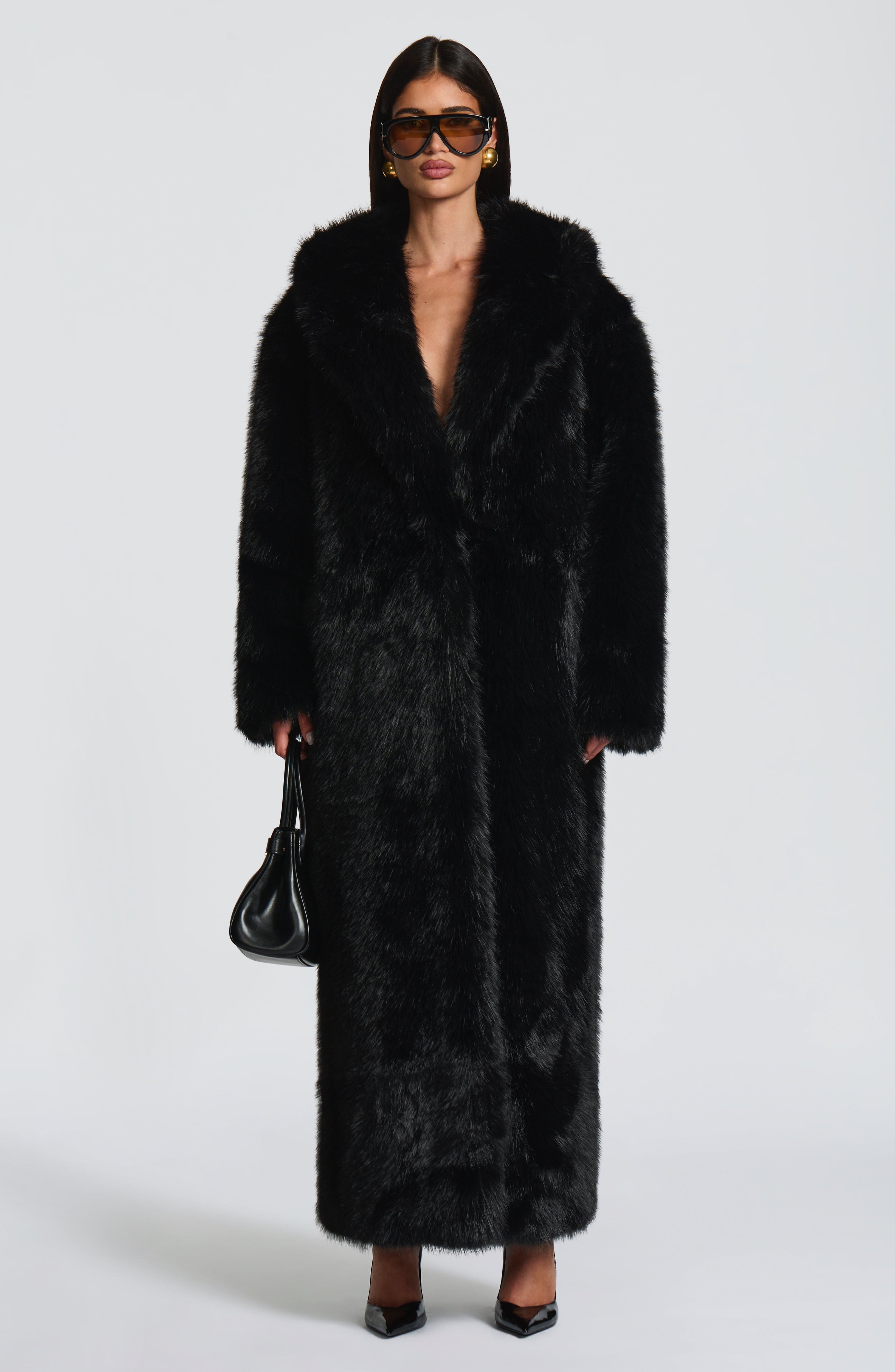 Willow Coat - Black - Napalia