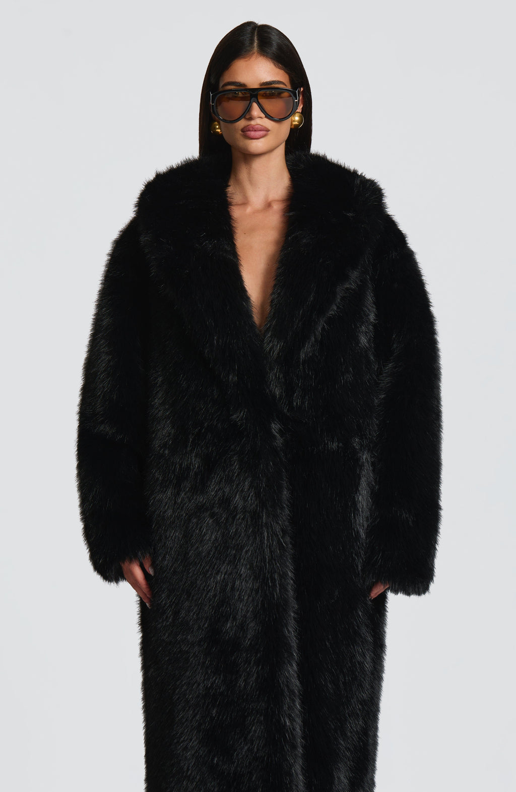 Willow Coat - Black - Napalia