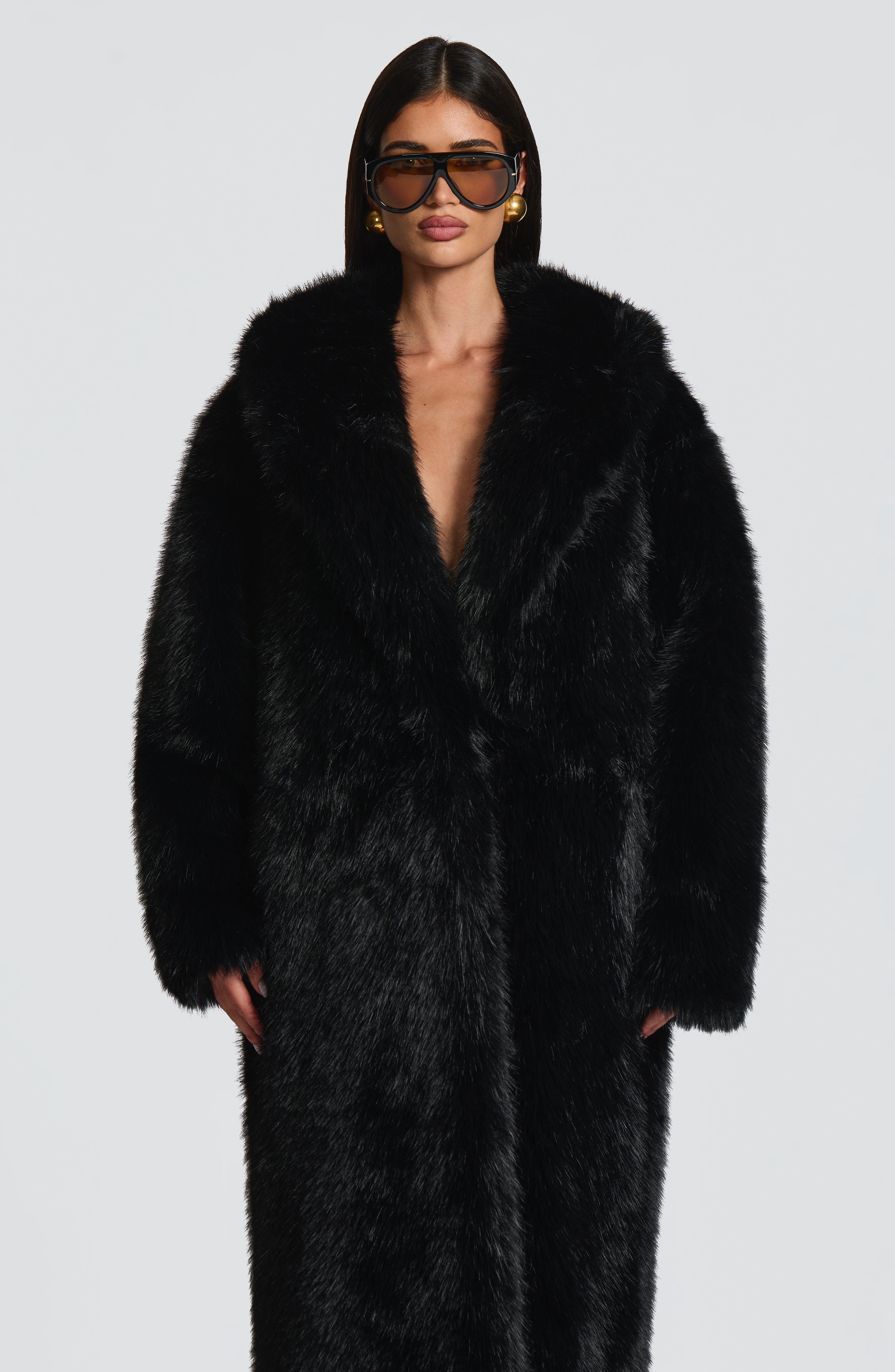 Willow Coat - Black - Napalia
