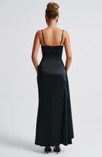 Winona Maxi Dress - Black - Napalia