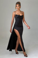 Winona Maxi Dress - Black - Napalia