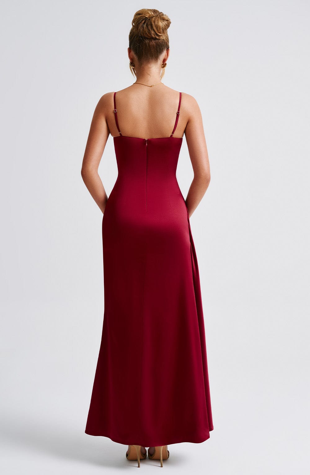 Winona Maxi Dress - Burgundy - Napalia