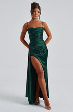 Winona Maxi Dress - Emerald - Napalia