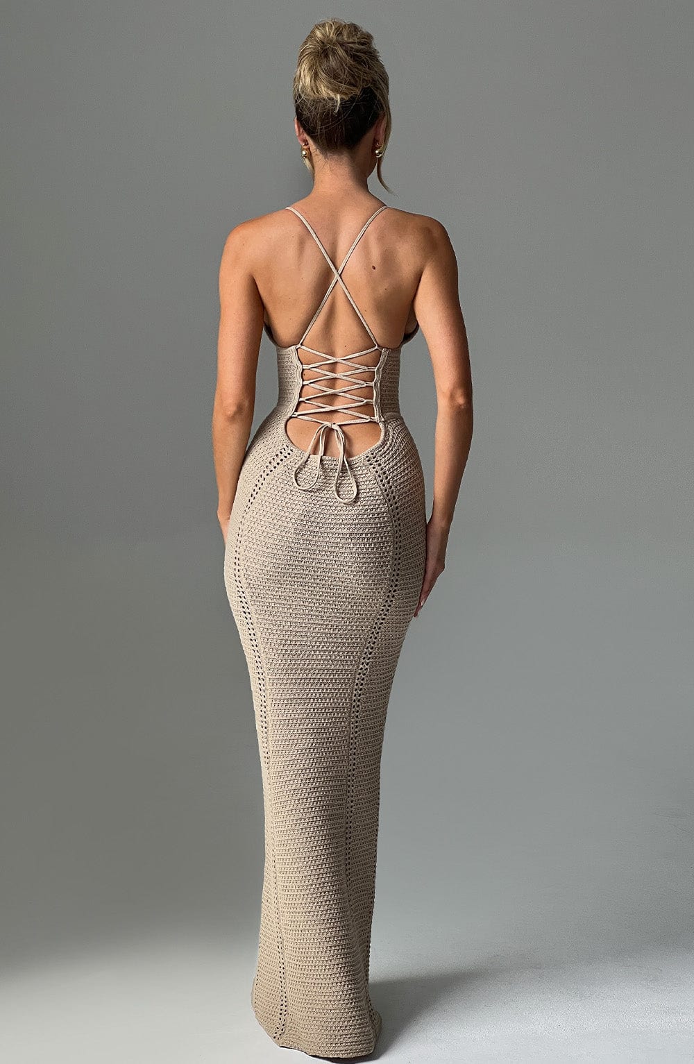 Xanthe Maxi Dress - Beige - Napalia