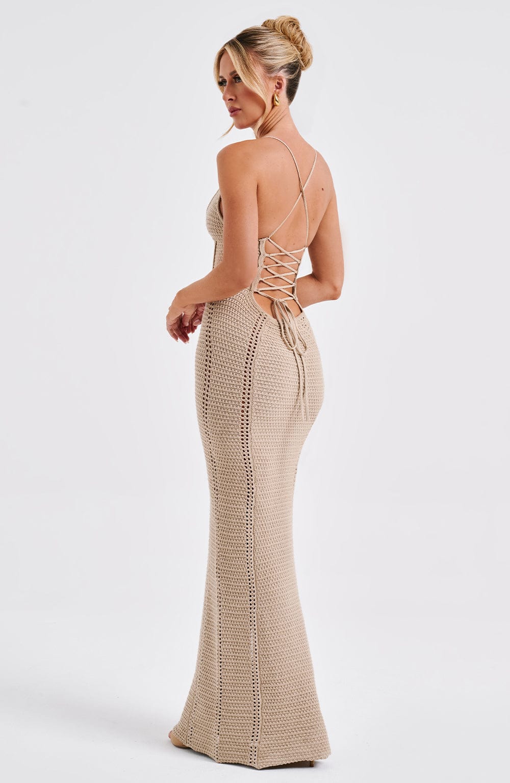 Xanthe Maxi Dress - Beige - Napalia