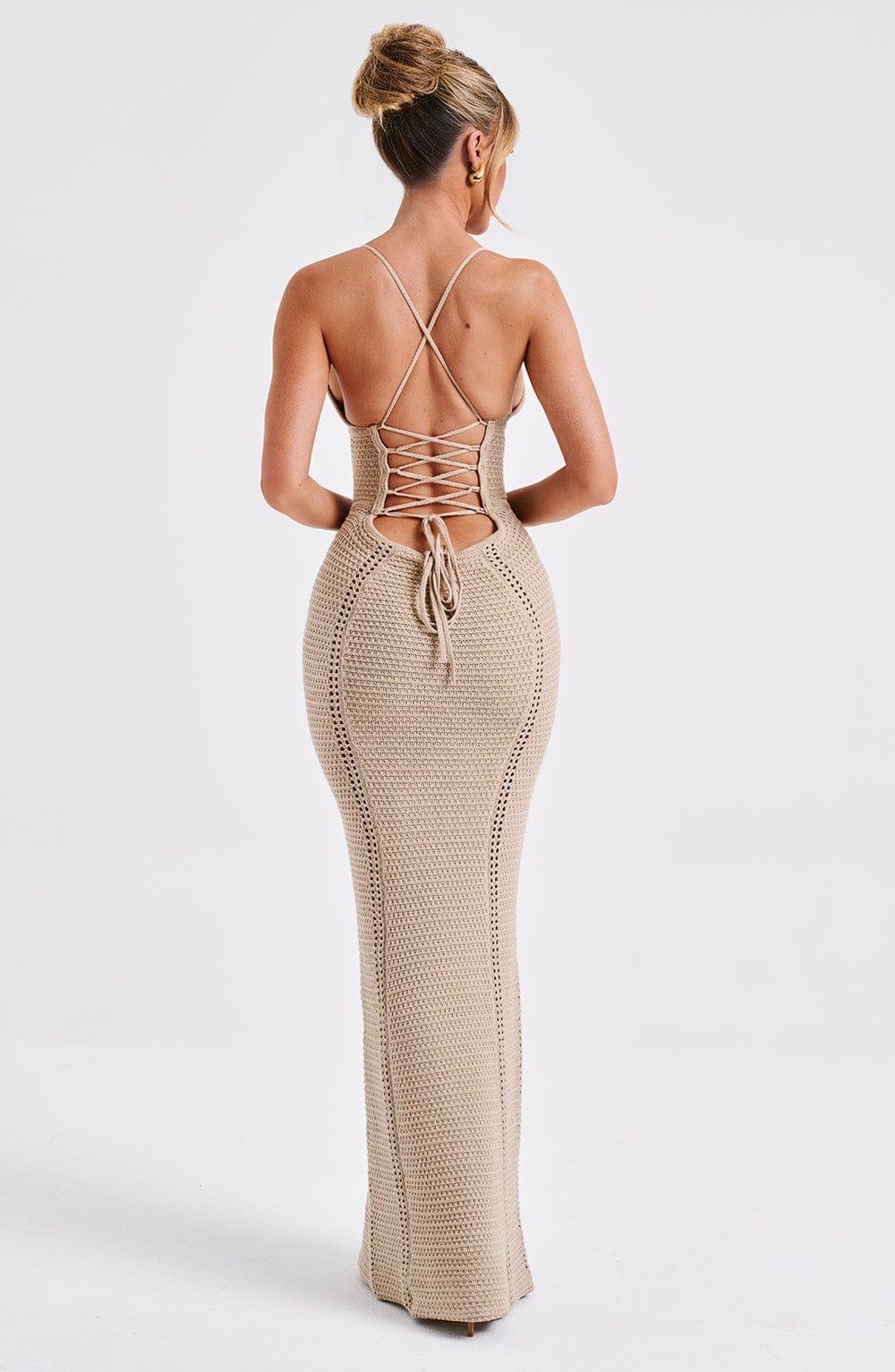 Xanthe Maxi Dress - Beige - Napalia