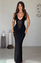 Xanthe Maxi Dress - Black - Napalia