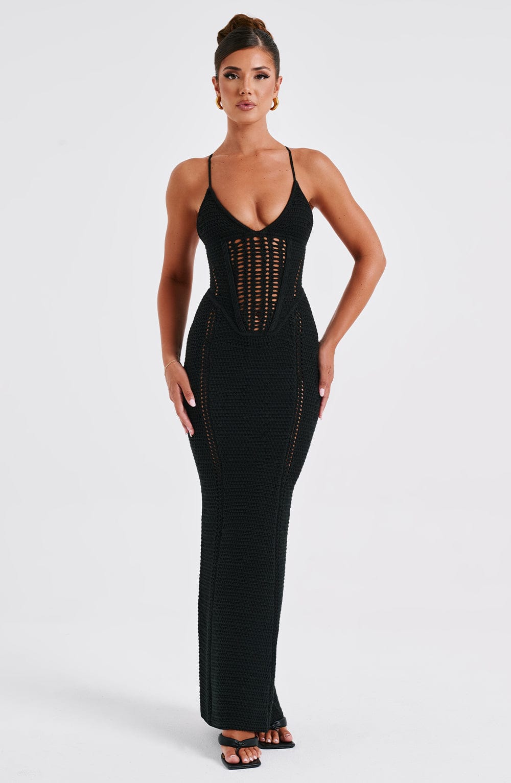 Xanthe Maxi Dress - Black - Napalia