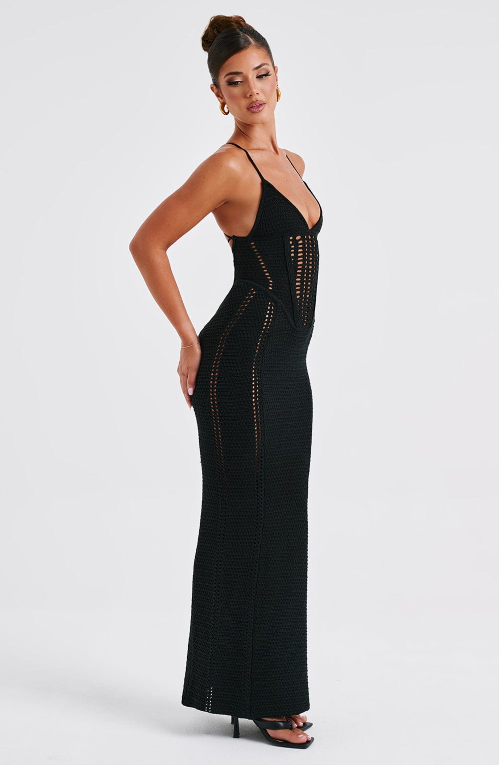 Xanthe Maxi Dress - Black - Napalia