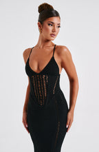 Xanthe Maxi Dress - Black - Napalia