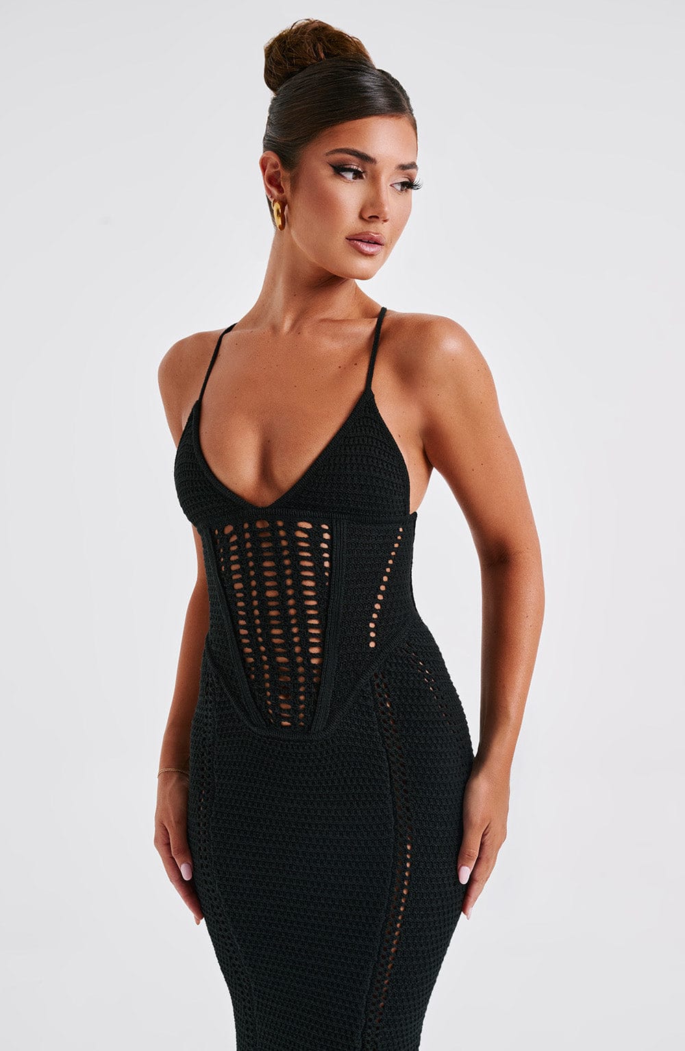 Xanthe Maxi Dress - Black - Napalia
