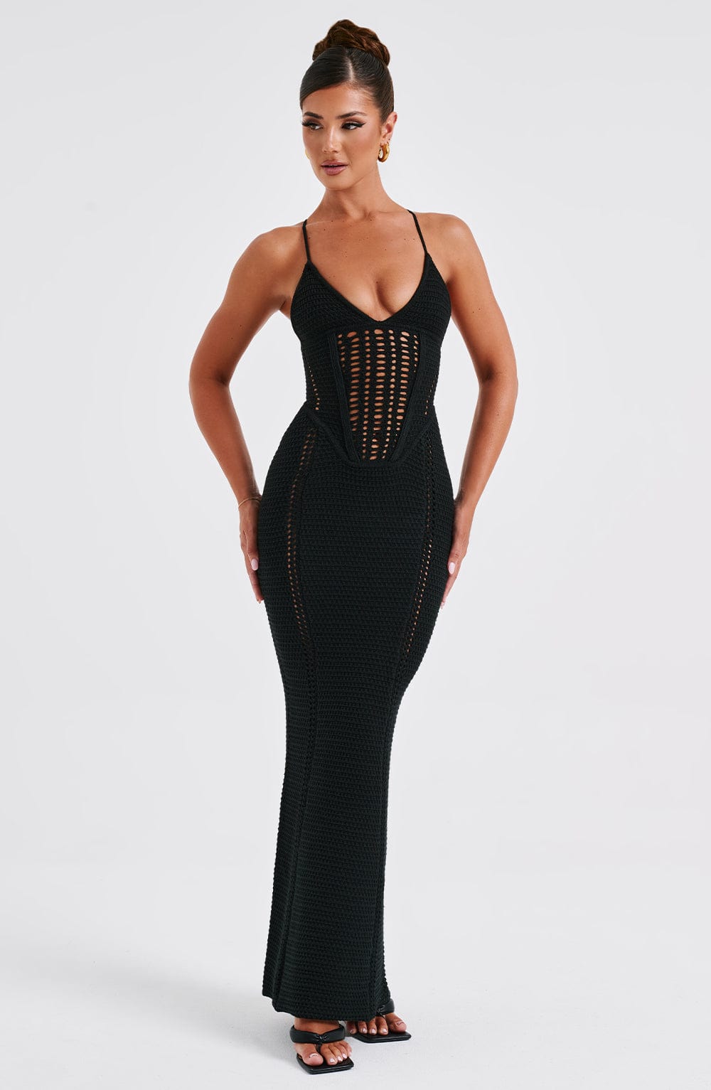 Xanthe Maxi Dress - Black - Napalia