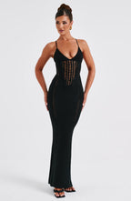 Xanthe Maxi Dress - Black - Napalia