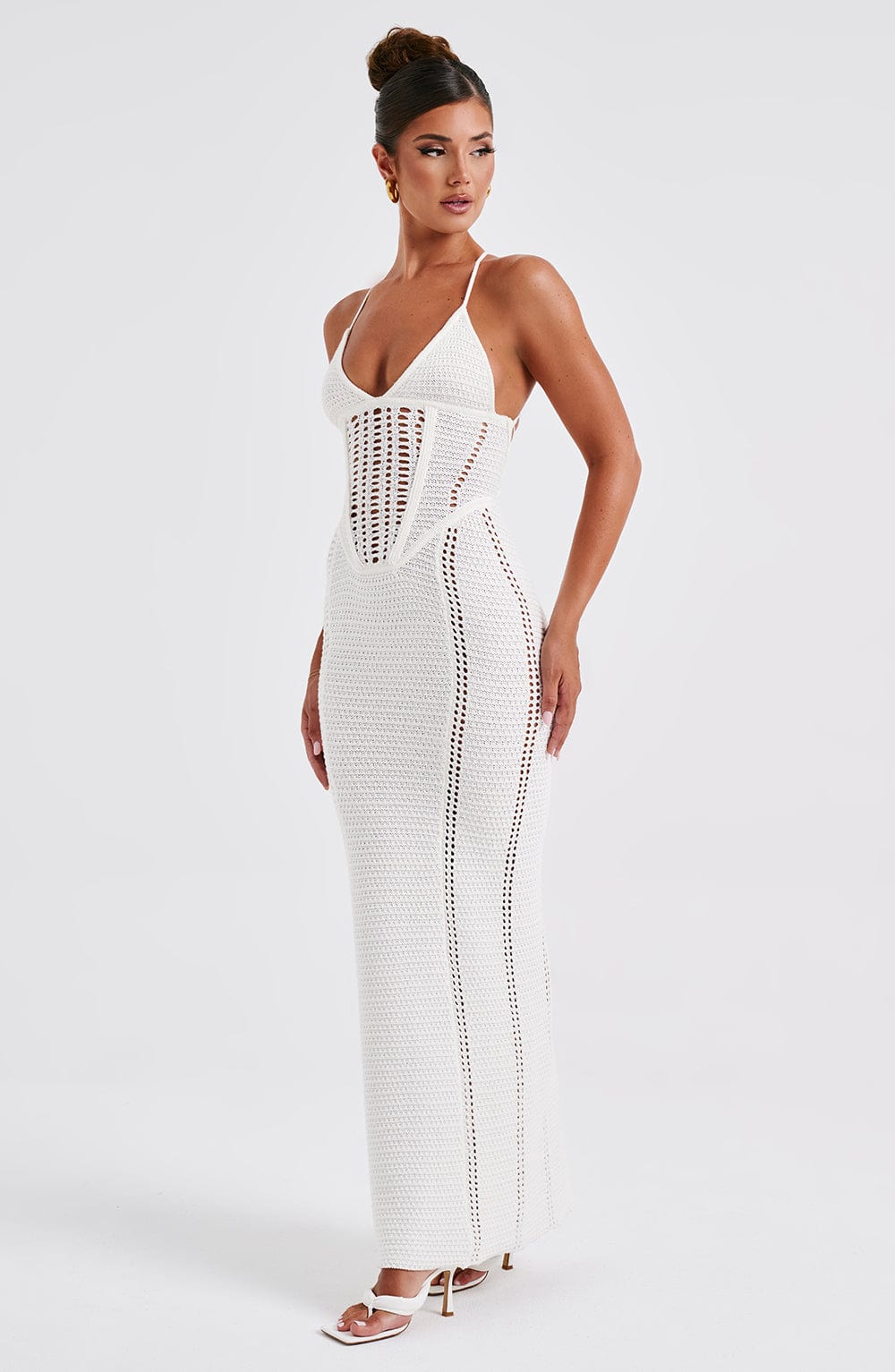 Xanthe Maxi Dress - White - Napalia