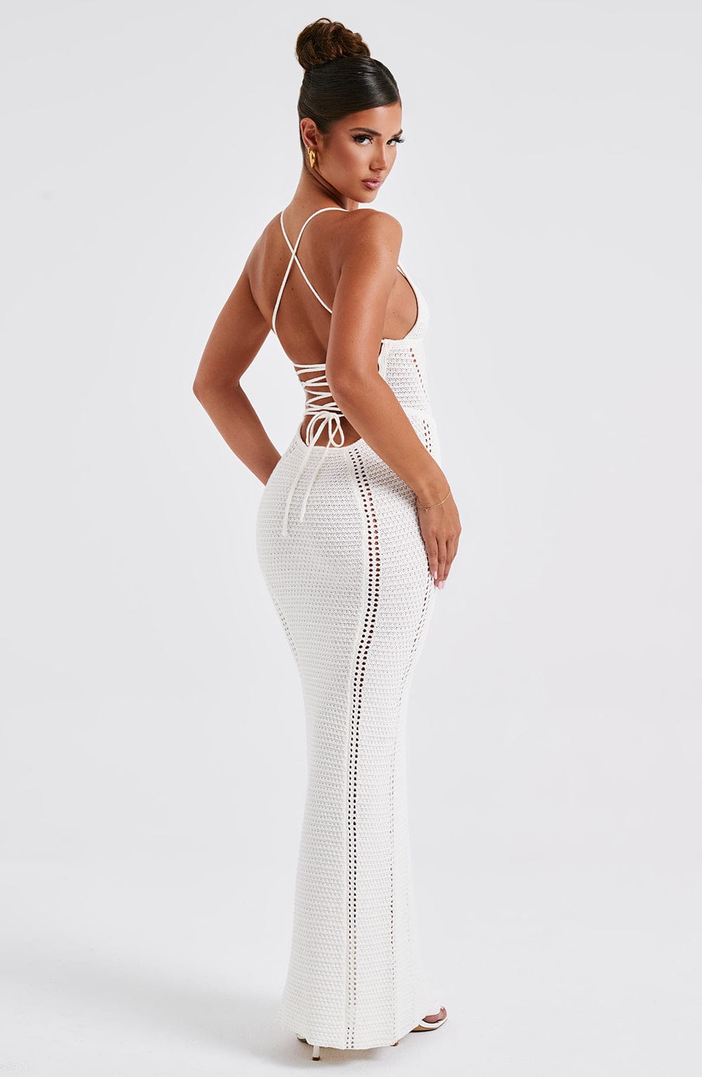 Xanthe Maxi Dress - White - Napalia