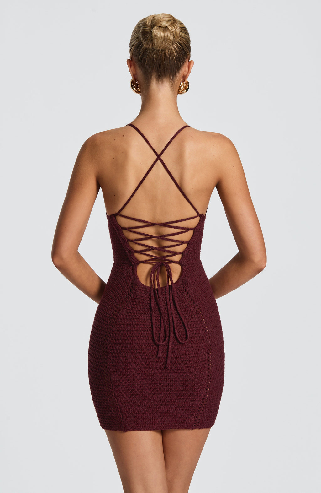 Xanthe Mini Dress - Cherry Lacquer - Napalia