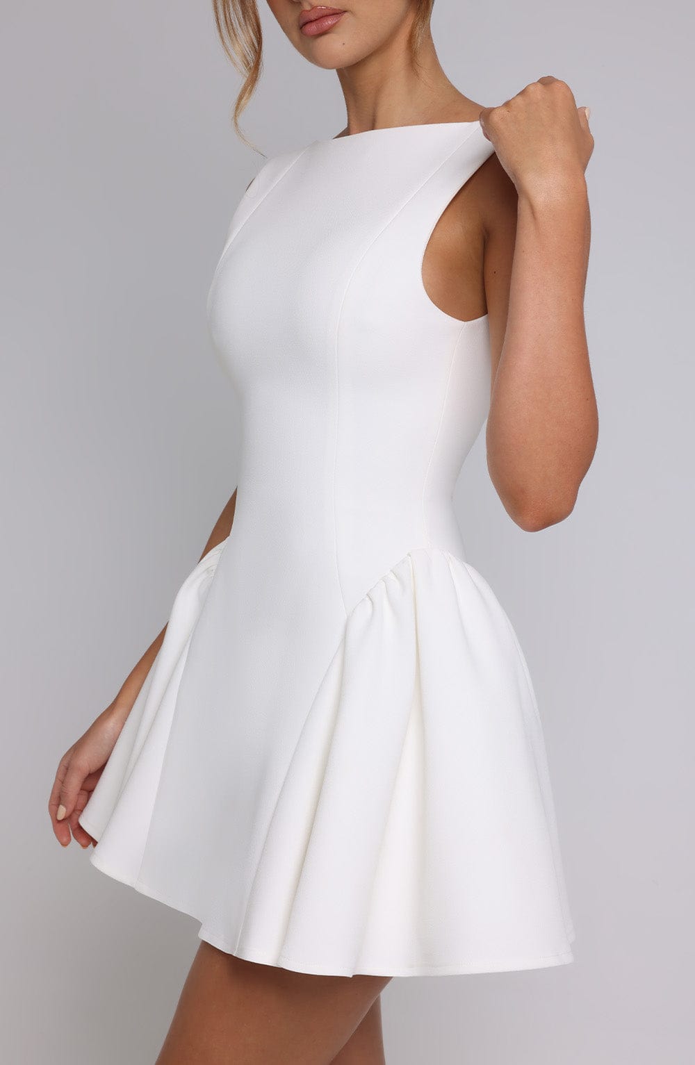 Yalina Mini Dress - Ivory - Napalia