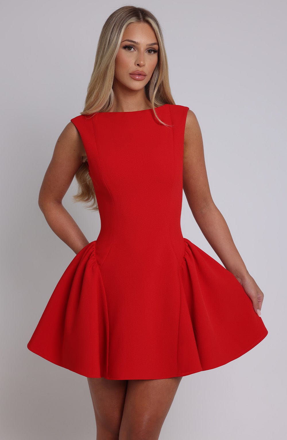 Yalina Mini Dress - Red - Napalia