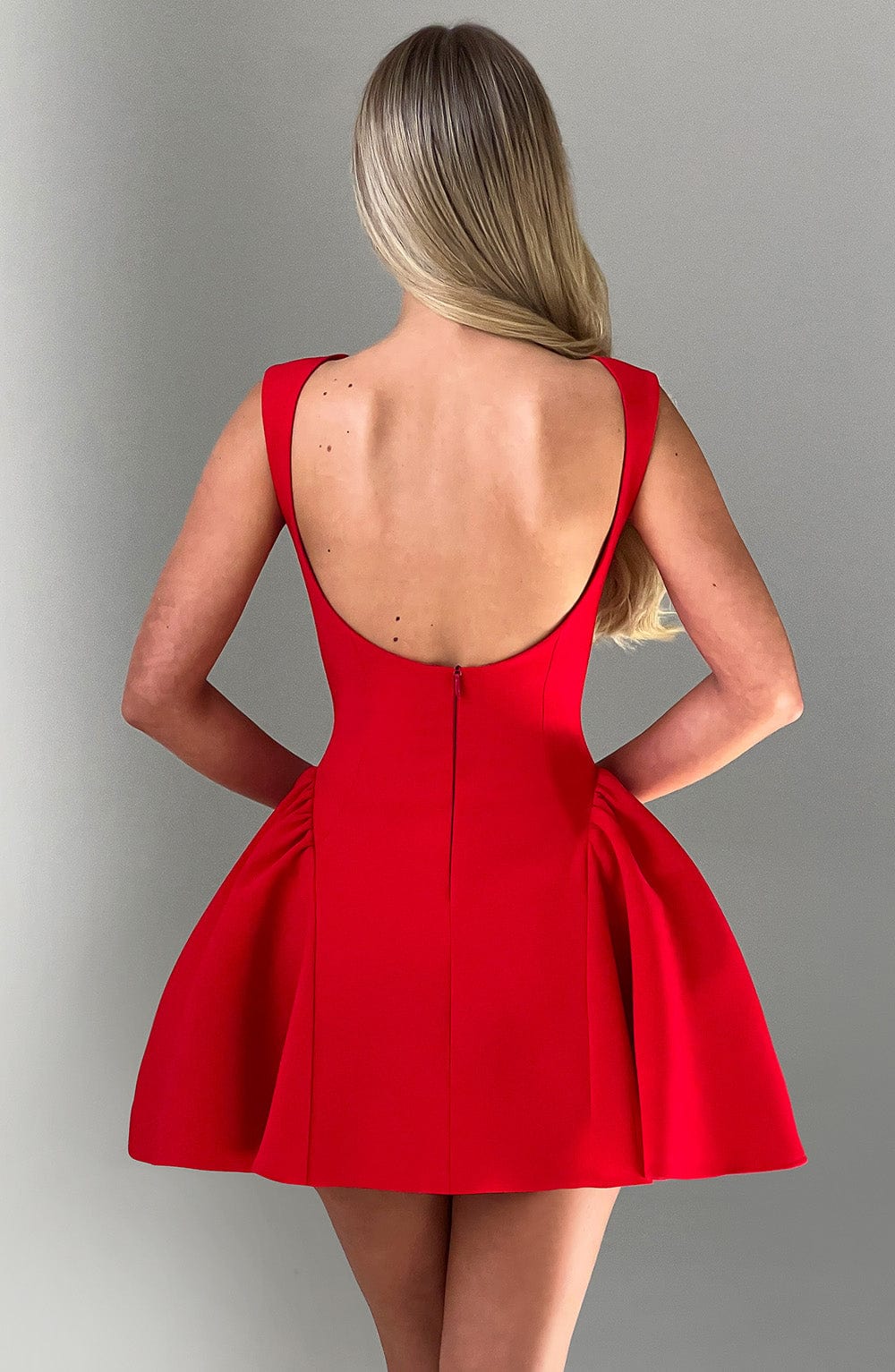 Yalina Mini Dress - Red - Napalia