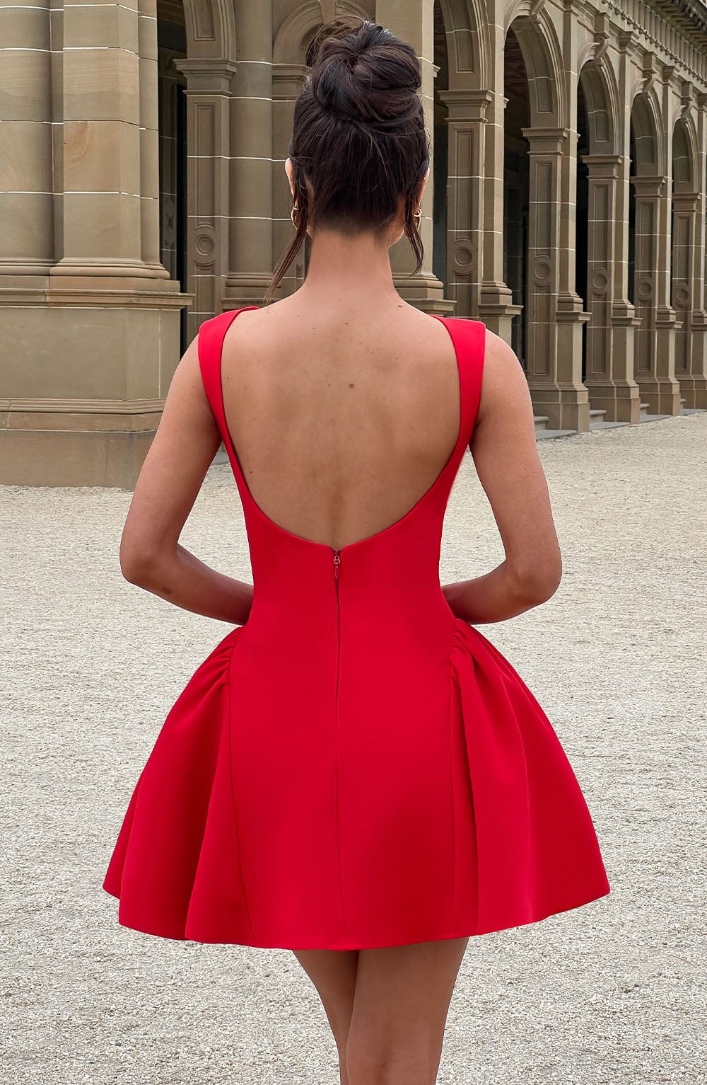 Yalina Mini Dress - Red - Napalia