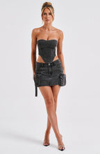 Yasie Corset - Black - Napalia