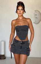Yasie Corset - Black - Napalia