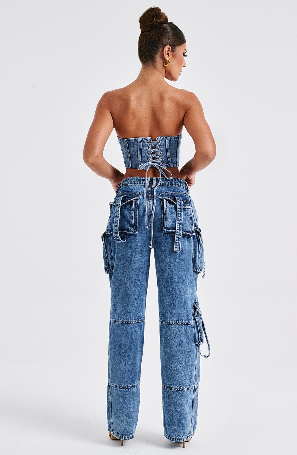 Yasie Corset - Dark Wash - Napalia