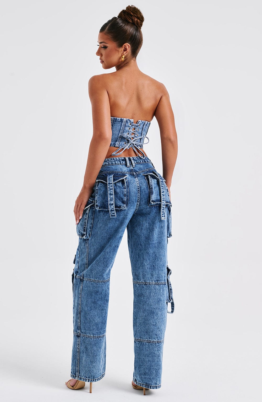 Yasie Corset - Dark Wash - Napalia