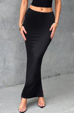 Yazmin Maxi Skirt - Jet Black - Napalia