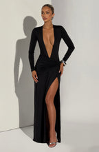 Ysabella Maxi Dress - Black - Napalia