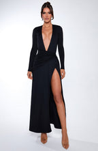 Ysabella Maxi Dress - Black - Napalia